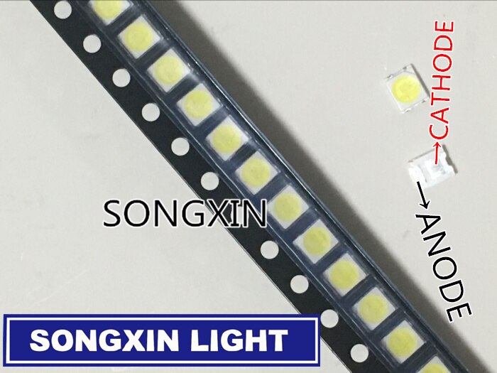 50pcs LITEON LED Backlight 1210 3528 2835 1W 1.5W 150LM Cool white LCD Backlight for TV TV Application LITE ON LED 2835 3528 3V