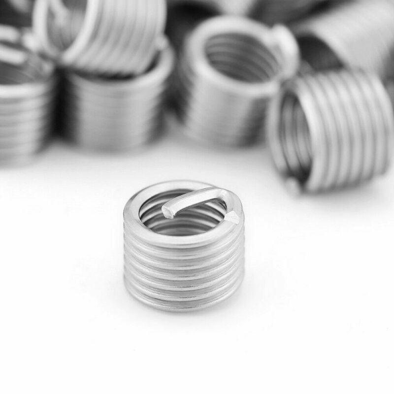 30pcs M8 M10 M12 Stainless Steel Thread Repair Insert Assortment Kit
