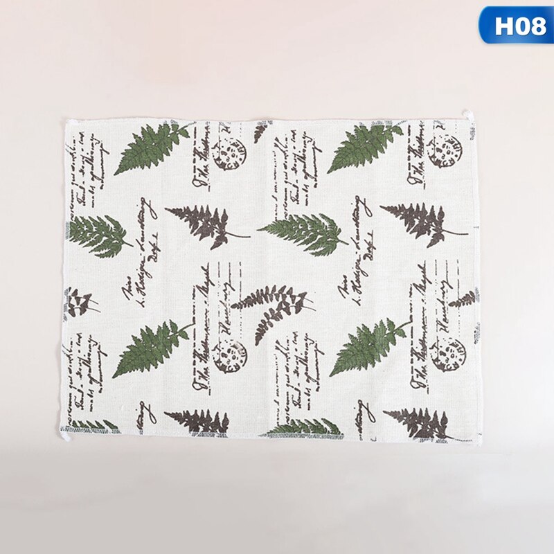 Small 30x40cm Plaid Table Mat Placemat Napkins Food Photography Nordic Photo Background Cloth Photography Shooting Props