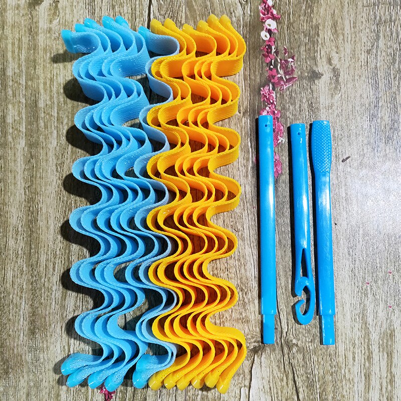 12 Stks/pak Diy Magic Hair Curler Draagbare Kapsel Roller Sticks Duurzaam Makeup Curling Hair Styling Tools