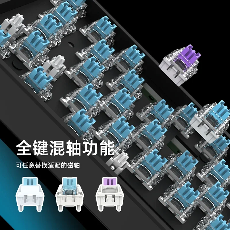 IROK Mars68 PRO Magnetic Switch RGB Wireless Mechanical Keyboard Long Battery Life Custom Swap Game Keyboards PC Accessories