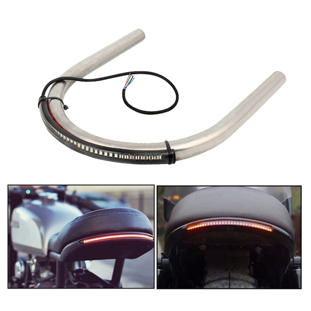 flat 230mm kafe racer ramme bøyle sporer slutt sete Løkke & ledet sving singal gå i stykker lys til suzuki til kawasaki