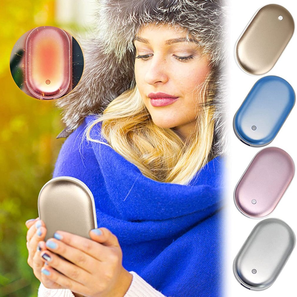 2400 mah, 5v- fach usb-wiederaufladbarer led-handwärmer, handlich, langlebig, mini-taschenwärmer, wärmeprodukt für zuhause