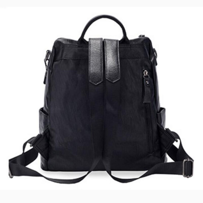 Sac À Dos En Cuir Pu pour Les Femmes Fermeture À Glissière Sac À Dos Étudiant Sac D'école pour Adolescent Filles grand Décontracté Sacs De Voyage mochila feminina