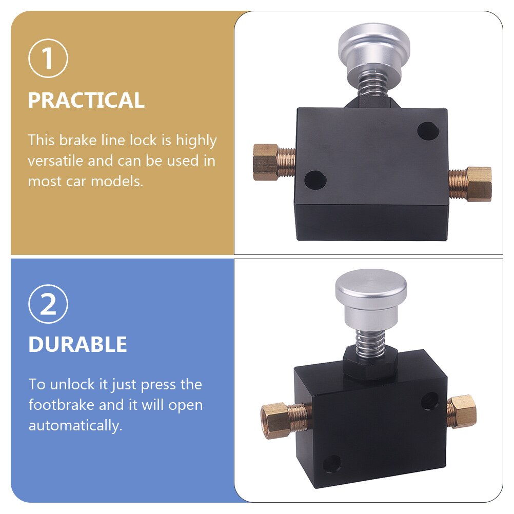 Line Lock Pressure Regulator Brake Valves Manual Brake Line Lock Hydraulic Park Lock For Vehicle Auto