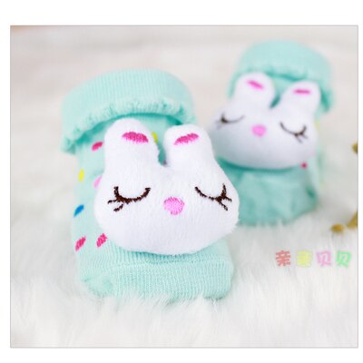 Lot de 3 paires de chaussettes en coton pour bébés filles et garçons, 25 modèles: K