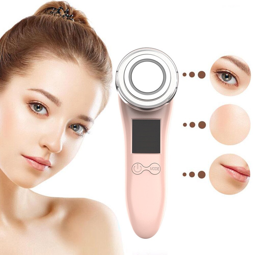 Skin Lifting Tighten Vibration Massage Electroporation RF Radio Face Lifting LED Photon Wrinkles Removal Skin Care Beauty Device
