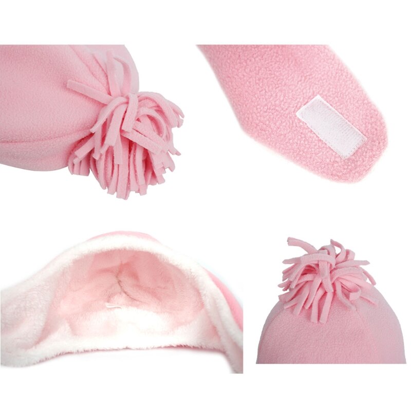 Cappello da pilota per berretto caldo antivento foderato in mucchio foderato in mucchio per bambini
