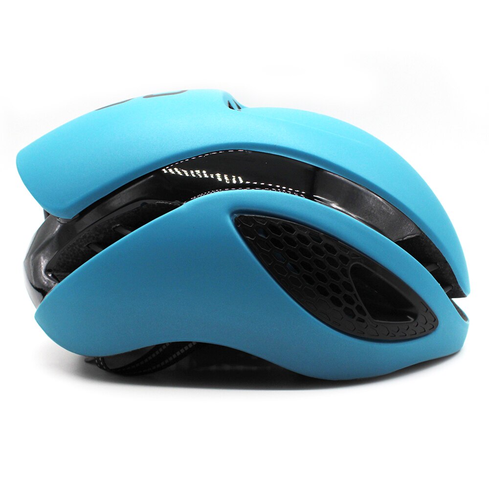 Unisex Aero Bicycle Helmet Air Integrally Road Bike Helment Mens Time-Trial Women Mountain Bike Safety Caps Riding Hats 54-60cm