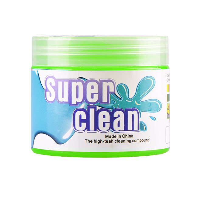 1Pcs 160g/200g Car Cleaning Gel Slime for Cleaning Machine Auto Vent Car Wash Dust Remover Glue Computer Keyboard Dirt Cleaner: WHITE