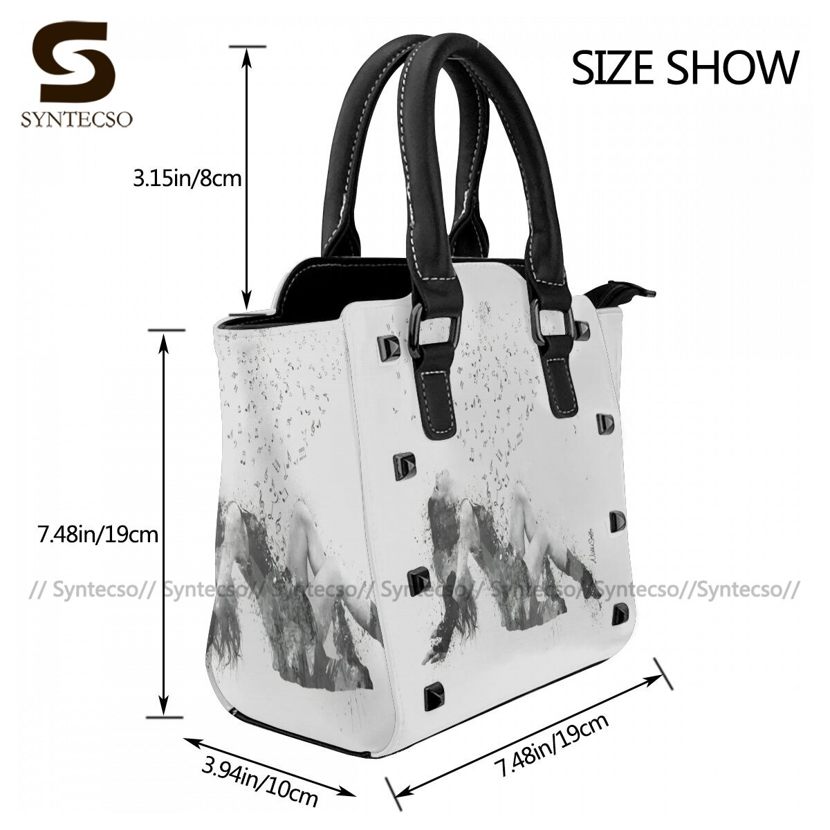 Punk Shoulder Bag Business Woman Handbag Vintage Leather Bags