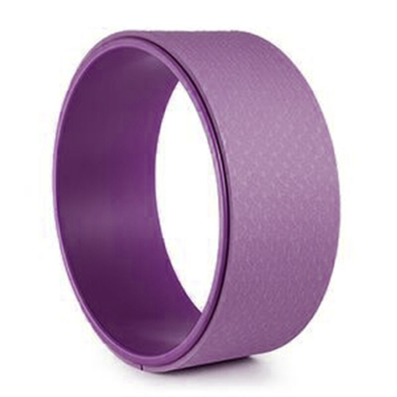 Yoga Wheel Dharma Yoga Prop Wheel Pose Thick Padding Yoga Roller for Back Pain Stretching Increased Flexibility: Pink