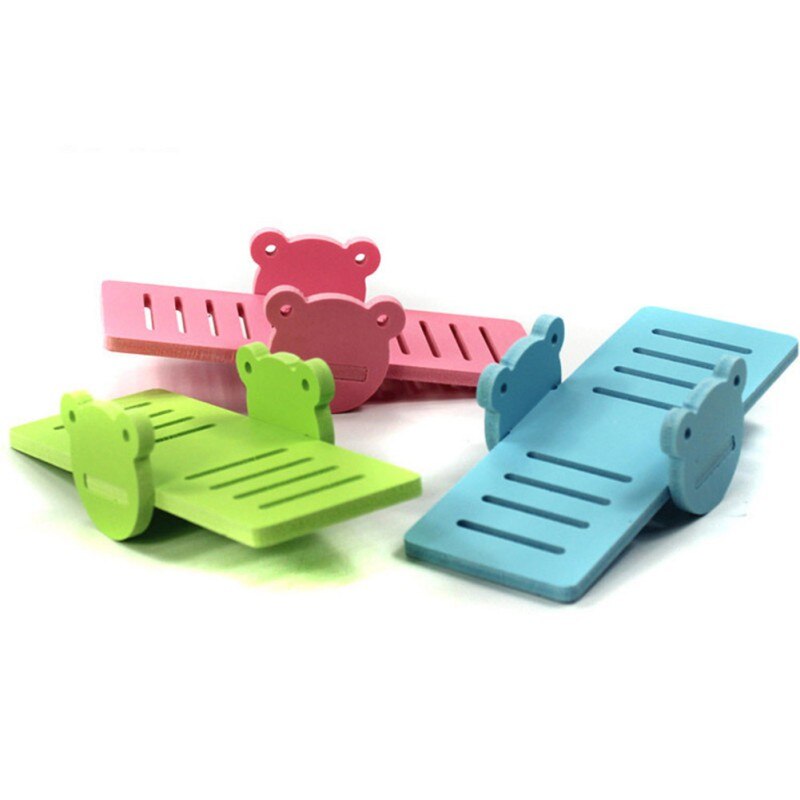 PVC Funny Wooden Pet Seesaw Toy House Exercise Pet Rat Hamster Mouse Bird Play Toy safe for small animal