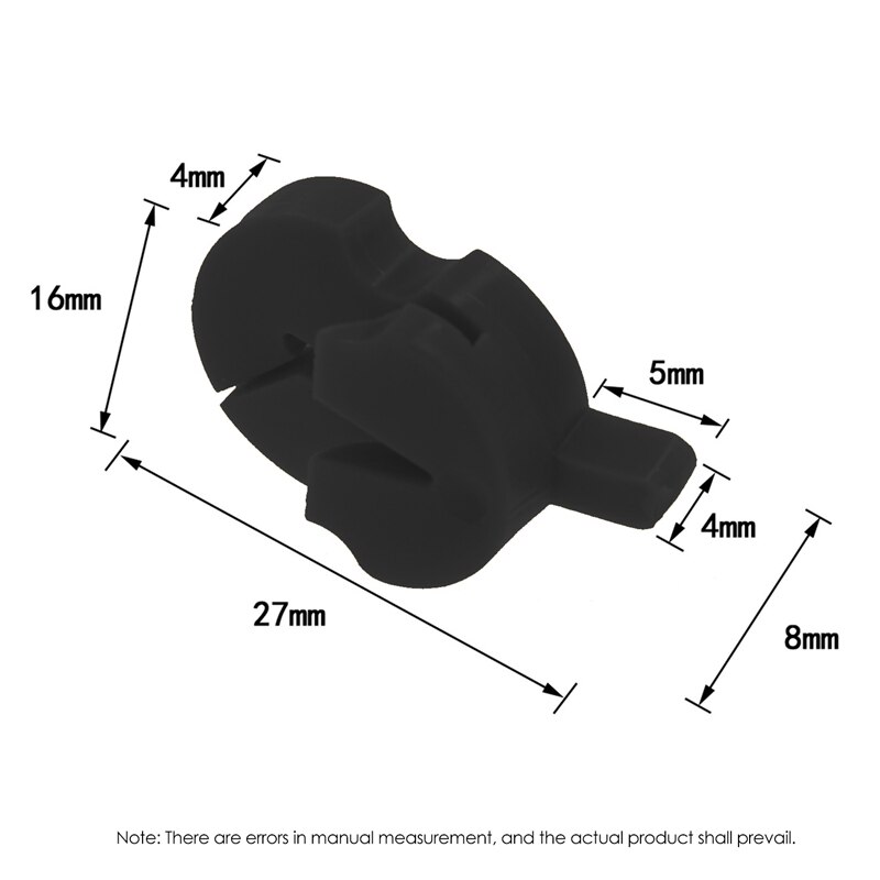 10 schwarze gummidämpfer für violine, geeignet für alle geigen und kleinere bratschen, zum leisen üben
