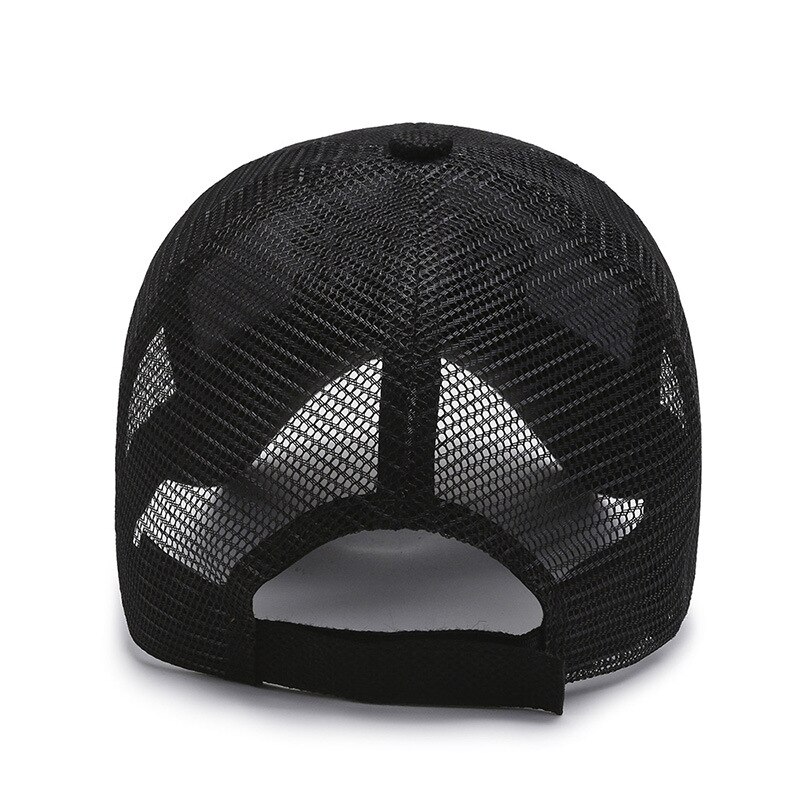 Zomer Vrouwen Mannen Mesh Baseball Cap Solid Snapback Borduurwerk Zonnehoed Outdoor Ademend Patchwork Hip Hop Baseball Hoeden Casquette