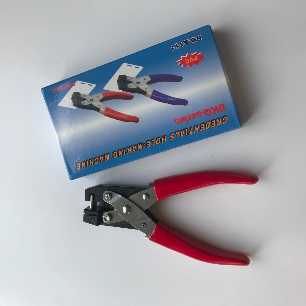 3*13mm Inkjet PVC Card Slot Punch Flat Hole Punch Perfect for ID Badge Card Puncher for cutter ID card business card Photo Paper