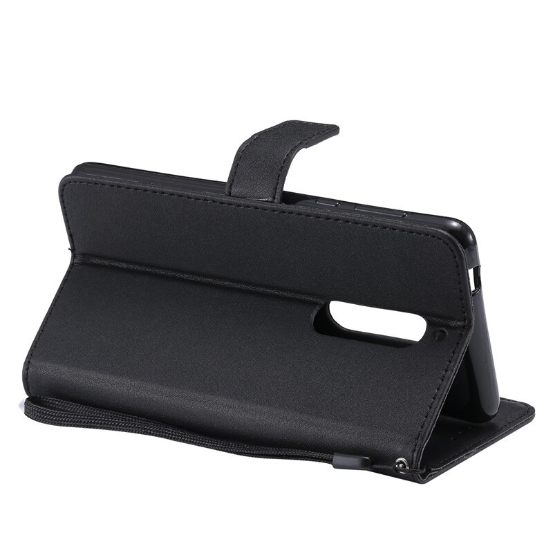 Funda para teléfono móvil Nokia 5, carcasa para Nokia 5 TA-1053 TA-1044, 3, 5, 6, 8, 9 TA-1032, Cuero clásico, billetera