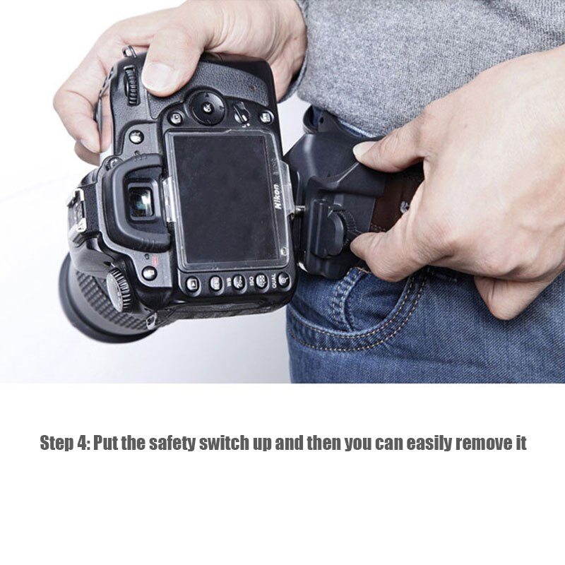 Kamera Schnell Gürtel Schnalle Kamera Taille Gürtel Schnalle Holster Taille Montieren Aufhänger Clip Mit Ergonomisches Breiten Einsatz ABS Cam rack