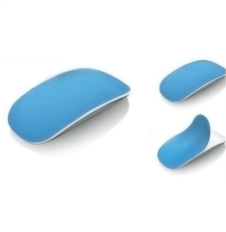 Notbook Mäbenutzen Haut Schutz Für iMac Magie Farbe Oval Weiche Maus Aufkleber Abdeckung Für Macbook Luft Profi Retina 11 13 15 silikon