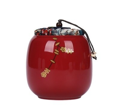 Jar Reizen Huishouden Koffie Opbergdoos Fles Bus Seal Craft Klassieke Thee Caddy Organisator Mini Snoep Keramiek Tin: 4
