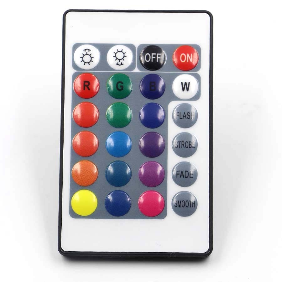 Usb rgb controller 5v 12v 24 nøgler ir fjernbetjening led lysdæmper til 5v rgb led usb strip lys tape lampe