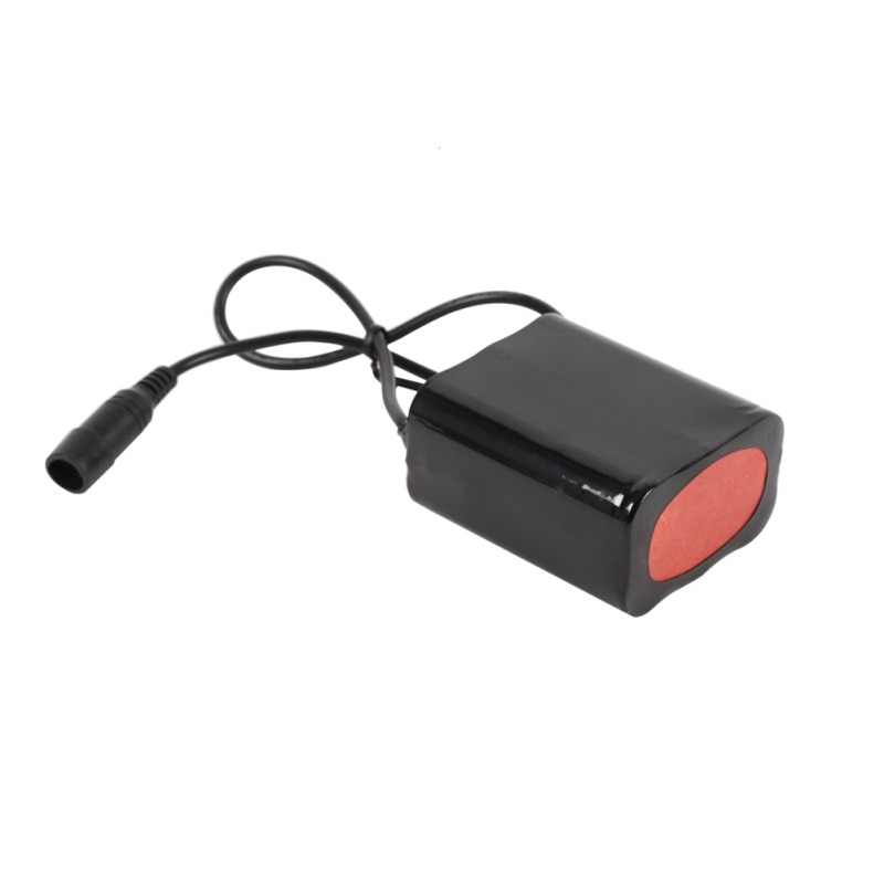 8.4V 13200mah Bicycle Headlight Waterproof Plastic Battery Pack T6 Headlight Battery Pack 6 Lithium Battery Pack