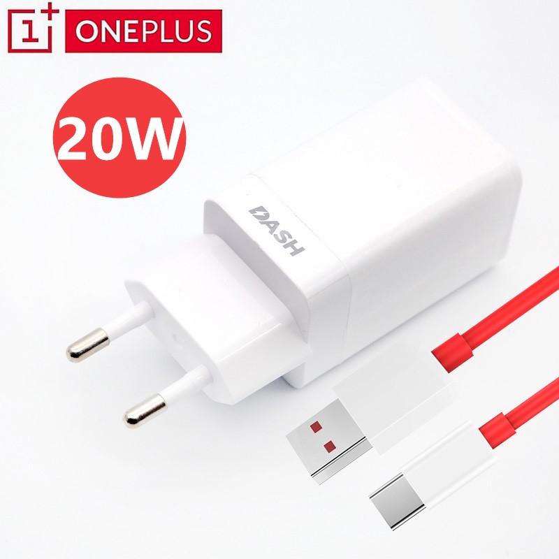 Original 20W ONEPLUS 6T Dash charger 5V/4A Fast charging 1M USB Type C Cable Wall Power Adapter For One plus 1+ 6t 5T 5 3T Phone