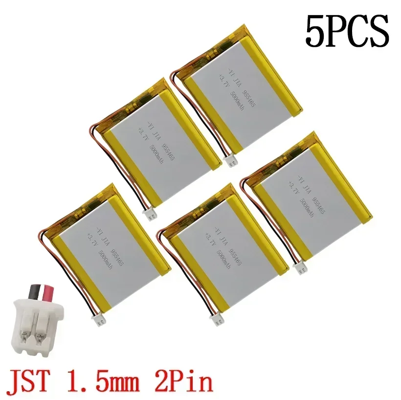 955565 , Batería de litio de gran capacidad de 5000 mAh 18,5 Wh, 955465 , Batería de polímero de litio, utilizada para productos digitales, ,: Verde claro