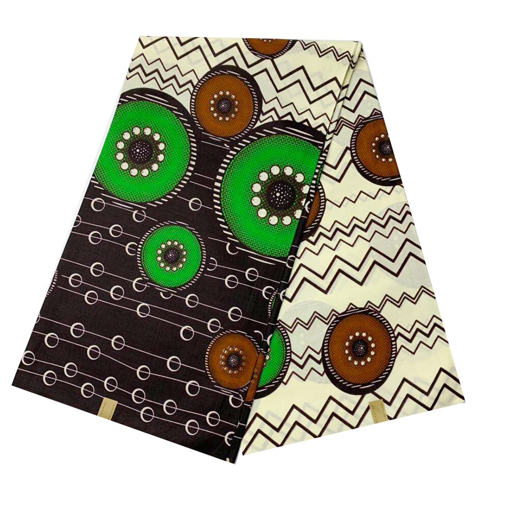 Afrikansk voks blok print stof 6 yards ankara stof super ægte voks pagne bomuld afrikansk slid til kvinder tøj