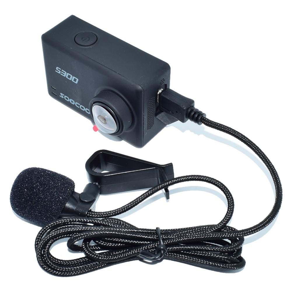 External Mic Microphone For SOOCOO S300 Action Camera Video Cam 5*3*2cm