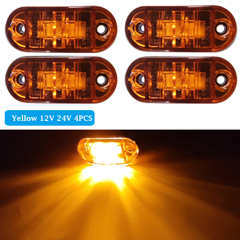 Red Green Blue Boat Navigation LED Lights Side Marker Signal Lamp For Marine Boat Yacht Motorboat Led Warning Light: Orange