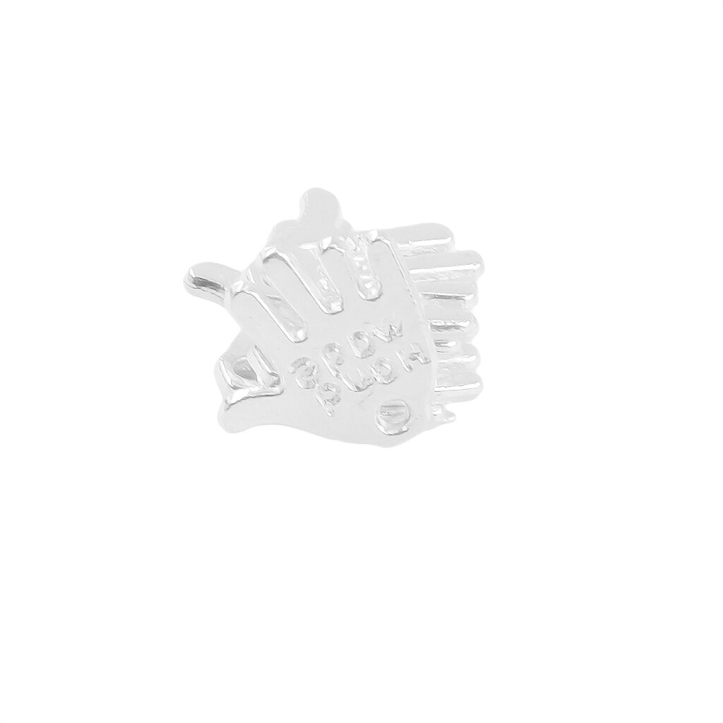 200 Stuks Hand Gemaakt Label Hand Palm Vinger Vormige Charms Hanger Bevindingen