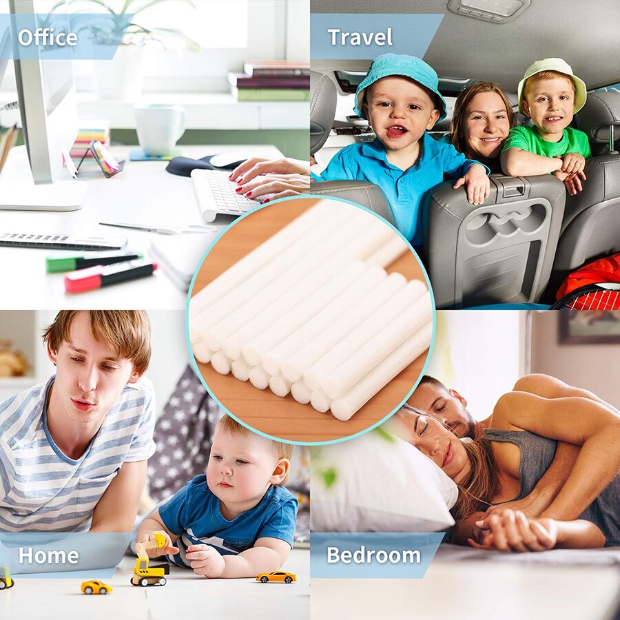 10pcs/Pack Filter Replacement Refill Sticks for Cool Mist USB Mini Humidifiers