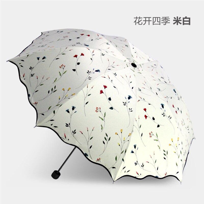 Sun Protection Windproof Portable Umbrella Travel Girls Luxury Cute Parasol Umbrella Rain Women Sombrilla Ambrella BW50YS: style1