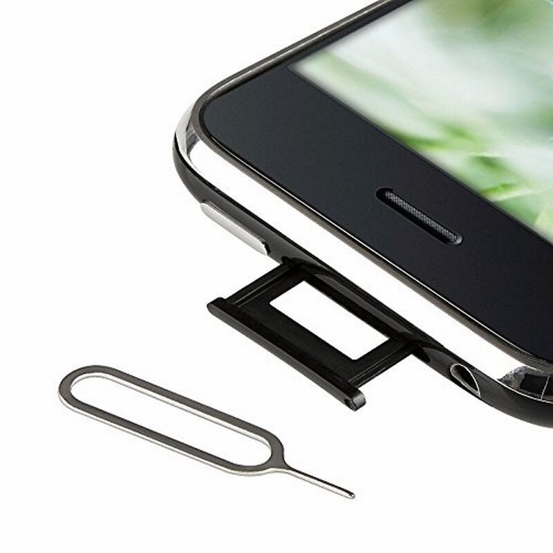 Nano sim kartenhalter Tablett Slot für iphone 5 s se Ersatz Adapter Sim Kartenbehälter Entfernung Stoßen Stift-schlüsselwerkzeug Nadel zubehör