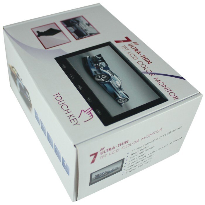 7 inch TFT LCD Monitor for Car Security Camera or Rearview Camera