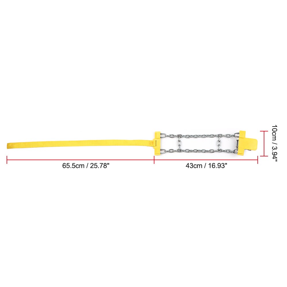 Metalen Anti-slip Ketting Auto Anti-slip Sneeuw Sneeuwkettingen Auto Skid Riem voor Auto Vrachtwagen SUV Anti -slip Emergency Rijden