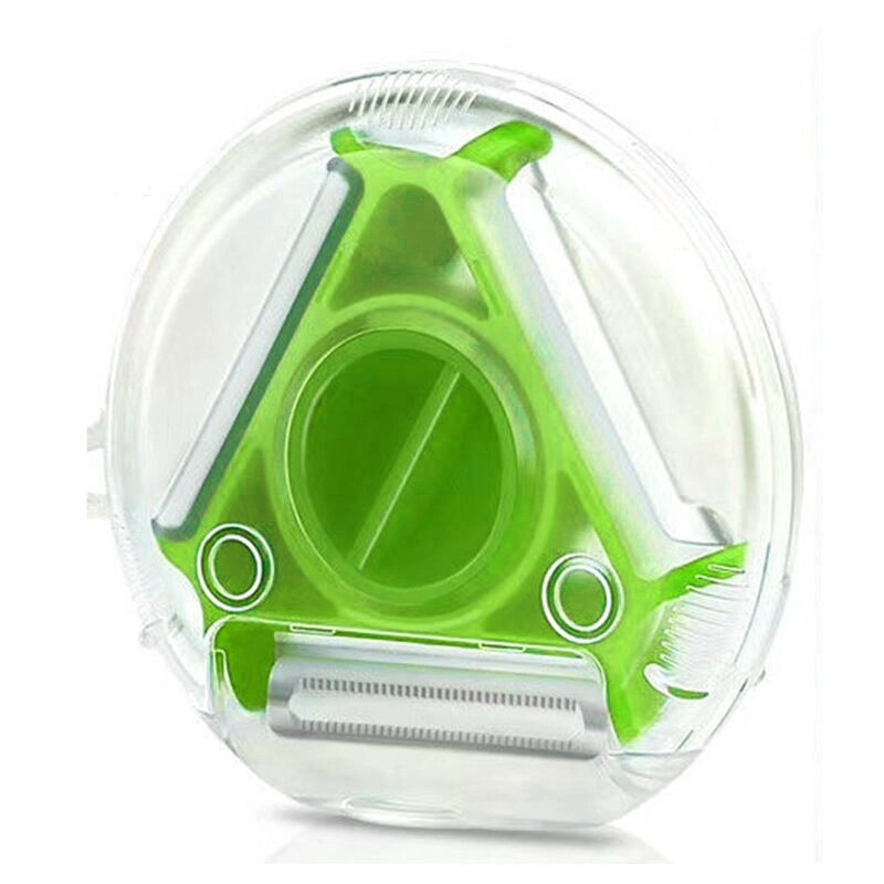 3 In 1 Rvs Dunschiller Slicer Multifuncation Groente Fruit Dunschiller Rasp Shredder Keuken Gadget Accessoires: Green