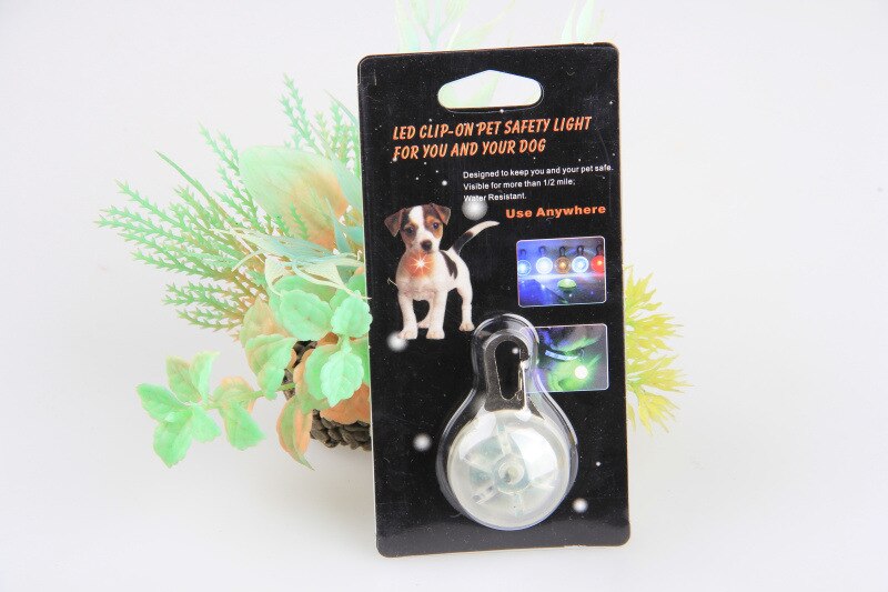 Pet Dog Tag Hanger Veiligheid Led Zaklamp Kraag Glow Kraag Puppy Honden Kat Gids Lichtgevende Identificeren Licht Hanger Pet Charm: 15