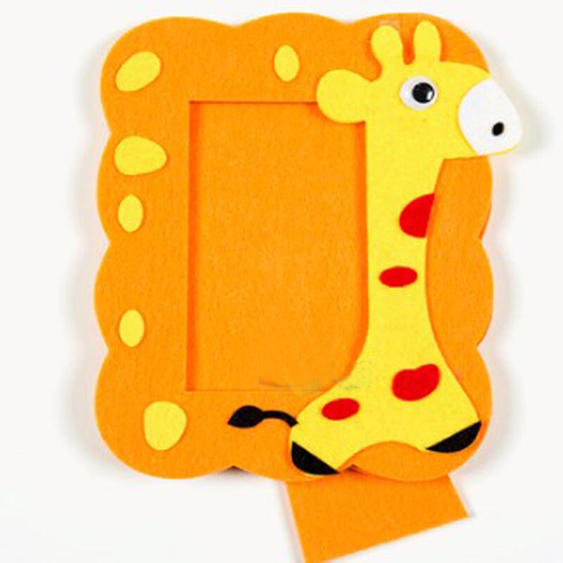 Marco de fotos para niños, paquete de fieltro hecho a mano, no tejido, decoración artesanal, paquete de fieltro, 16x13cm, 5 unidades a elegir