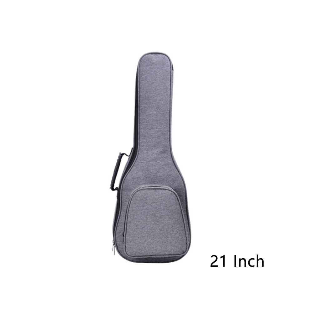 Leinen Verdicken Tragbare Staubdicht Ukulele Gitarre Reißverschluss Travel Freisprecheinrichtung Tragetasche Ergonomische Doppel Strap