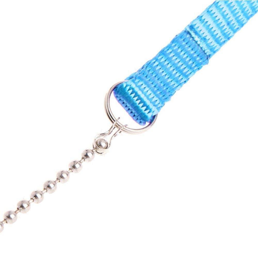 Arnés y correa para pájaros y mascotas, cuerda ajustable de vuelo para pájaros, cuello de llamada, loro, grises africanos, periquitos, periquitos y juegos