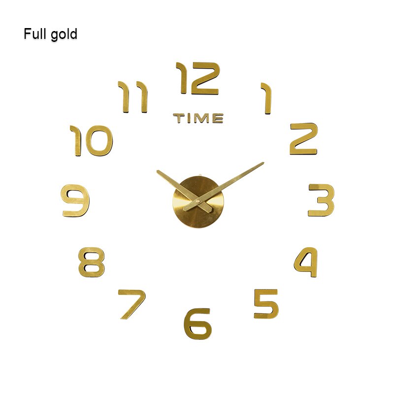 3D Acryl Klok Spiegel Sticker Horloge Muur Diy Creatieve Klok Woondecoratie Quartz Klok/Gratis Te Sturen 3D Vlinder sticker: C
