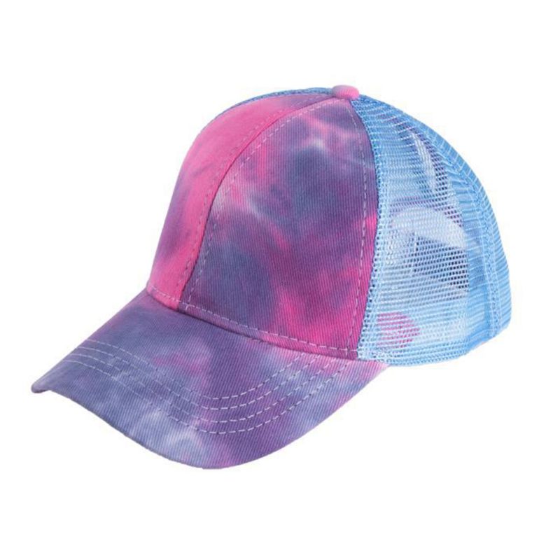 Baseball Cap Breathable Shade Cotton Ponytail Hat Headdress Outdoor Sports Cap
