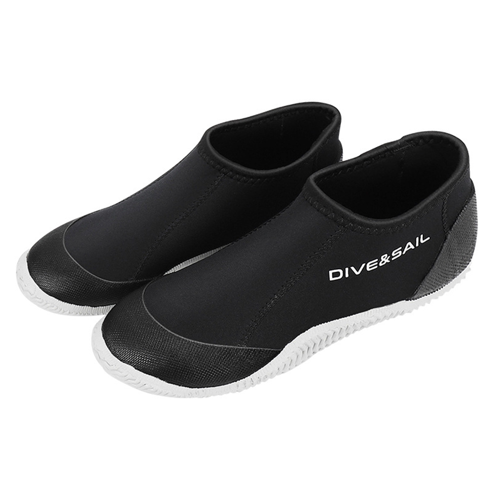 Scarpe da sub in neoprene da 3mm uomo donna stivali da immersione per adulti antiscivolo scarpe da spiaggia per Snorkeling immersioni subacquee: nero grigio / M