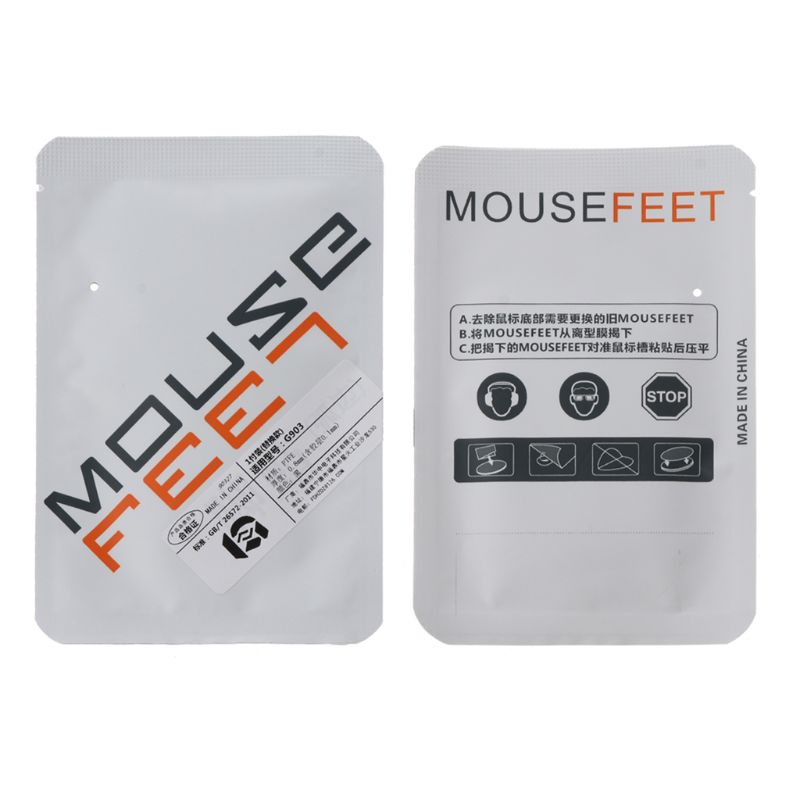 1 Juego de 0,6mm, reemplazo de borde de la curva, pies de ratón, patines de ratón para logitech G903 Mouse B2QF