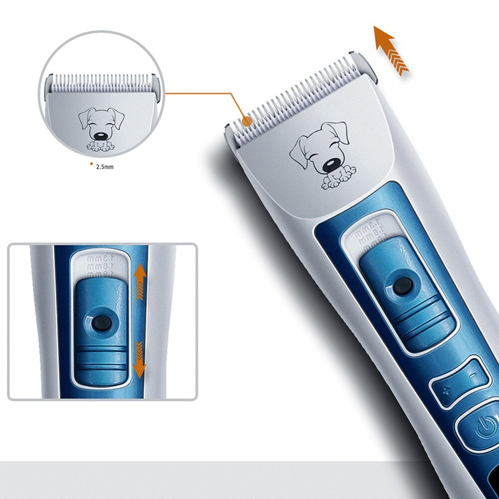 Surker Sk-309 Electric Pet Dog Hair Trimmer Pet Dog Grooming Clippers, Animal Cordless Pet Hair Shaver, Grooming Trimmer Kit M