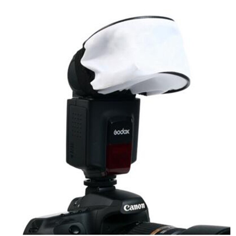 Flash Diffuser Camera Soft Diffuser Speedlite Voor Canon Nikon Yongnuo Godox Flash Licht 580EX Ii 600EX Rt SB800 SB600 430