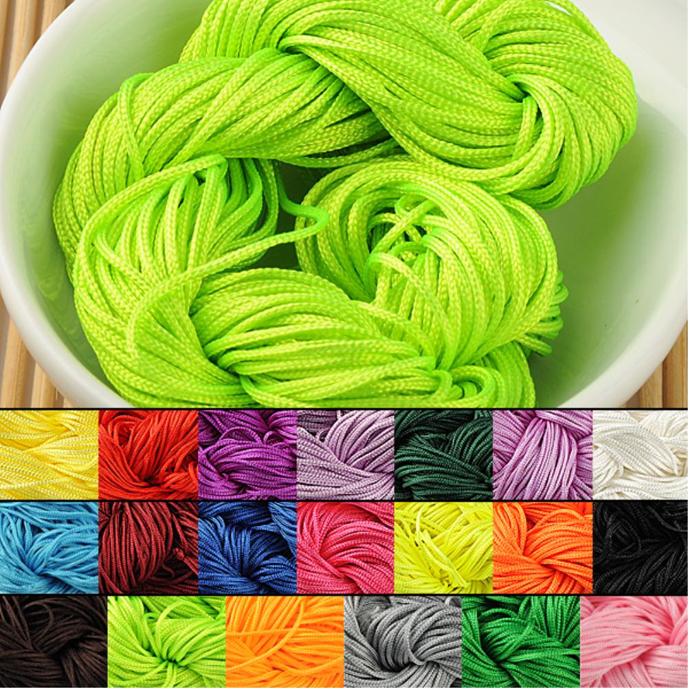 WITUSE-Bracelet en rotin, Excellent accessoire, cordon en Nylon 22m 1mm, nœud chinois, macramé, promotionnelle