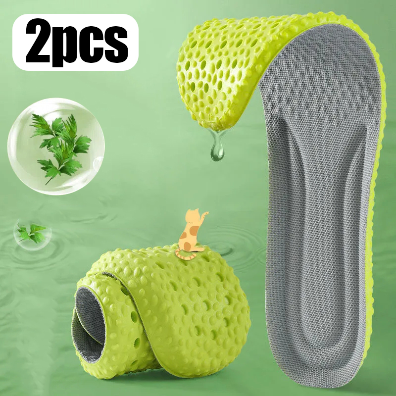 Sport Shoe Insoles Sweat Absorption Deodorizing Insole Plantar Fasciitis Insoles for Feet Man Women Running Orthopedic Shoe Sole: black / 4